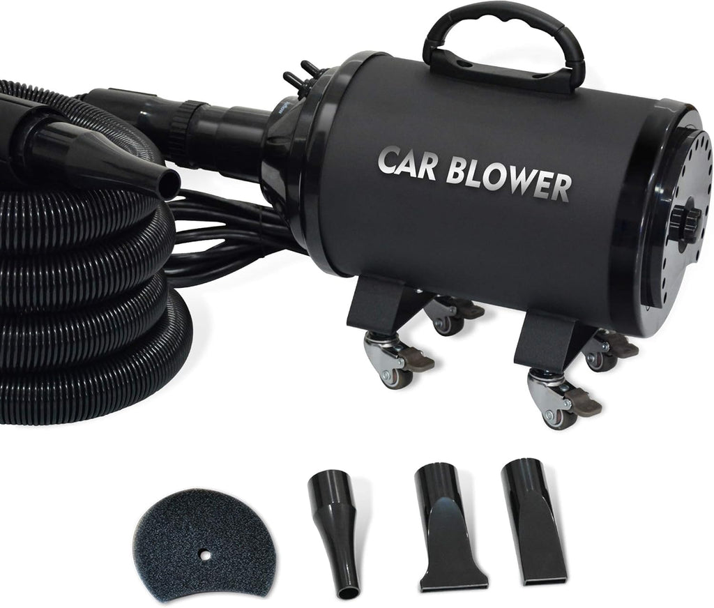 Motorcycle & Car Dryer with 14 Foot Flexible Hose & Wheels Z654086
