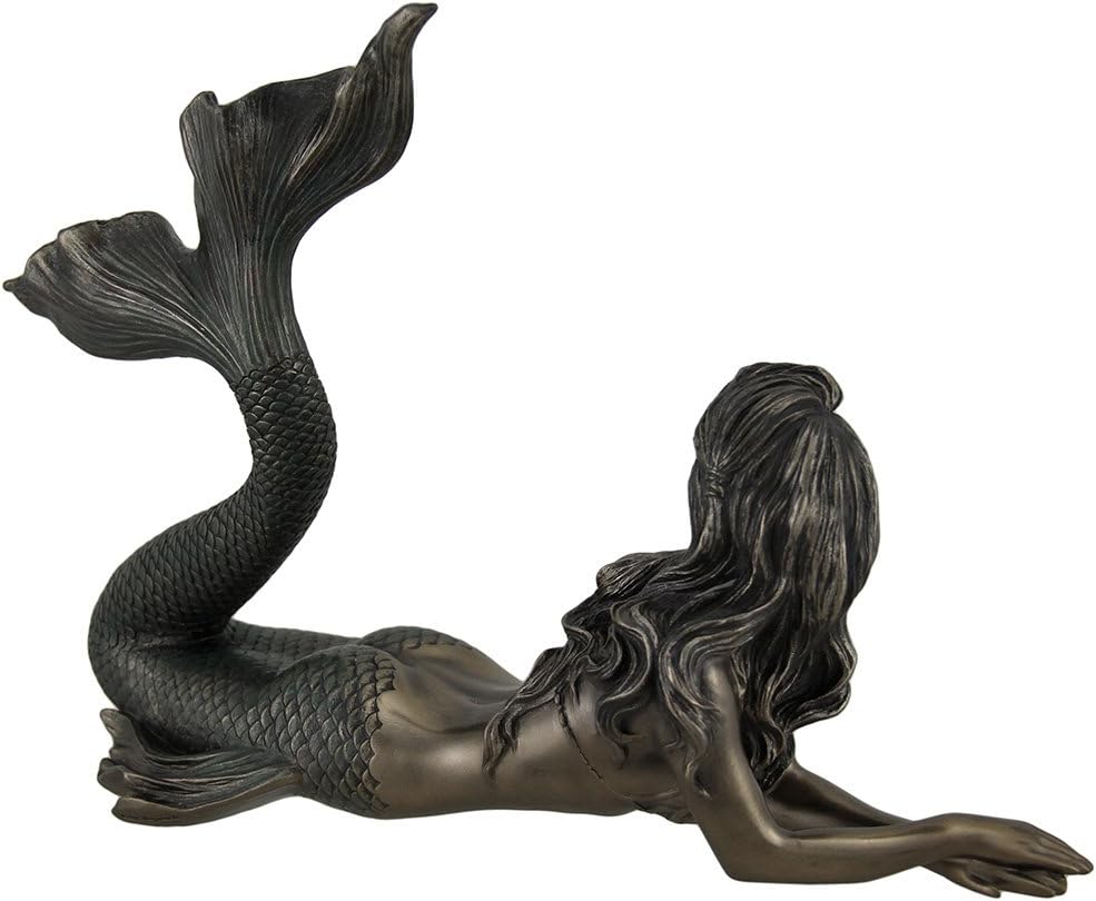 Mermaid Lying Down Statue Sculpture Figurine F996