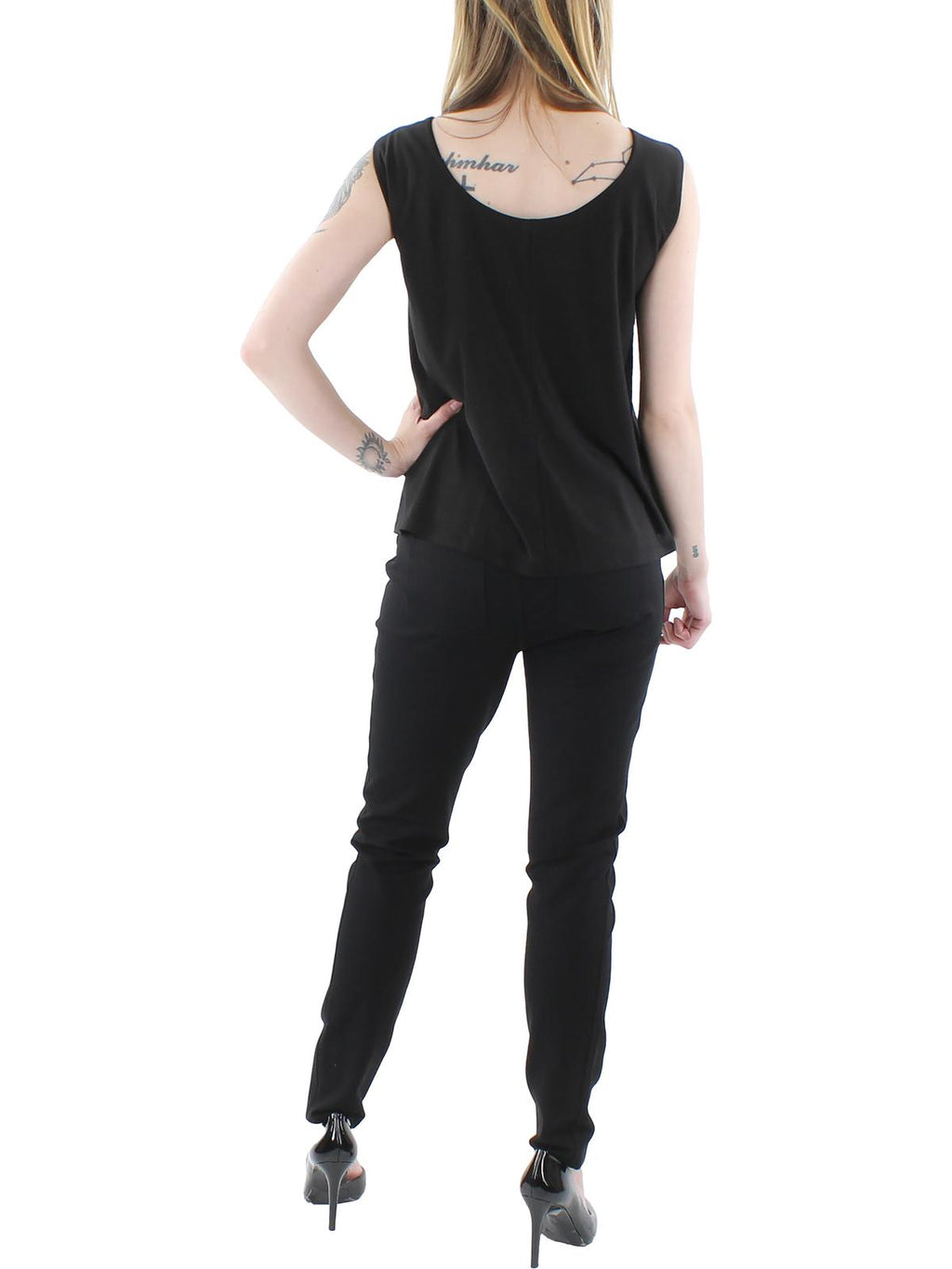 Plus Knit Embellished Tank Top U82681