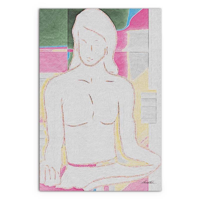 Multi-Color Stretched Canvas A732