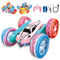 Pink Remote Control Stunt Car with Wheel Lights P714586