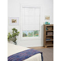 Cordless Faux Wood Blind in White W108624