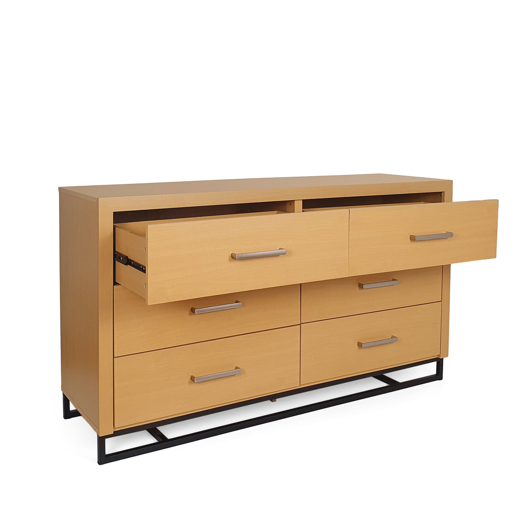 Faux Wood 6 Drawer Double Dresser P383865