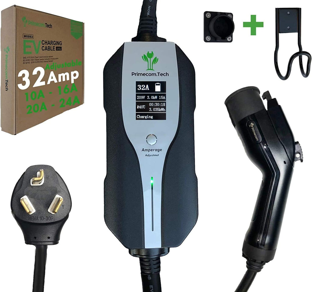 Level 2 Electric Vehicle Charger with 30Ft Cable D422