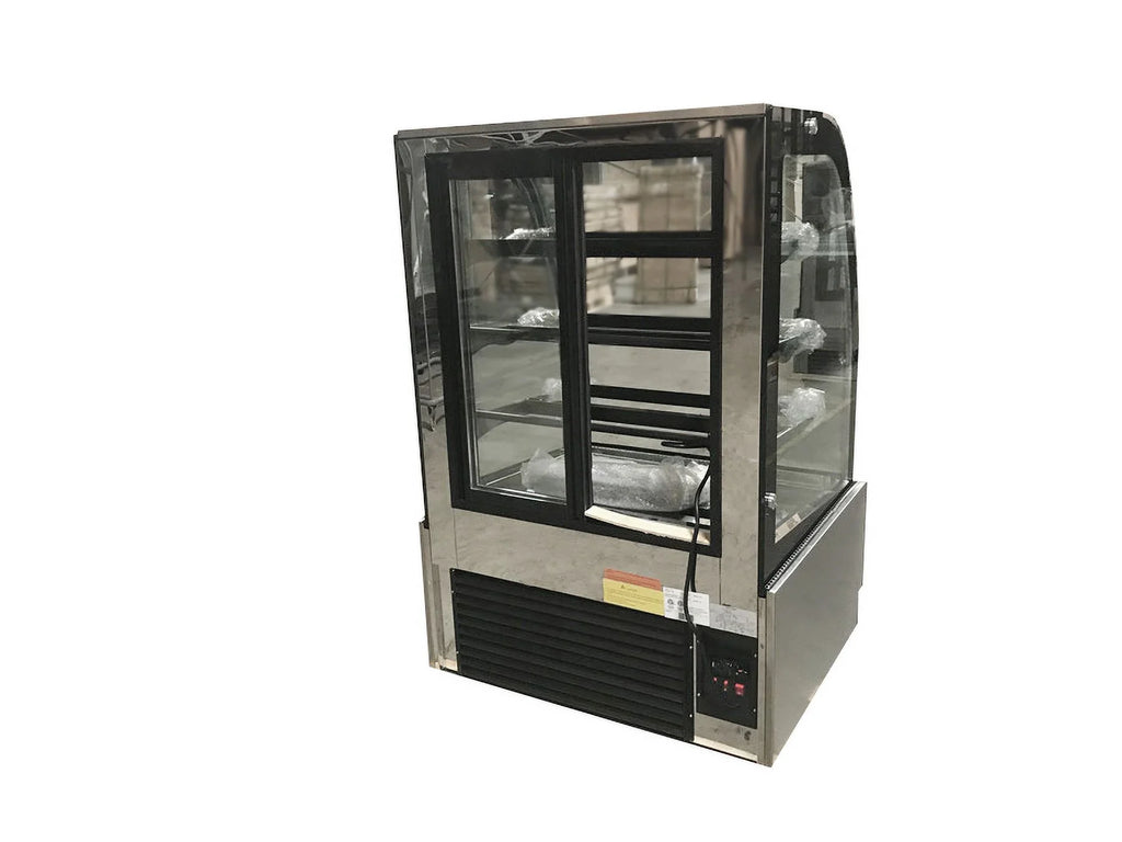 12.3 Cu Ft 36 ins Commercial Refrigerated Bakery Display Cooler Case with Curve Glass M6652