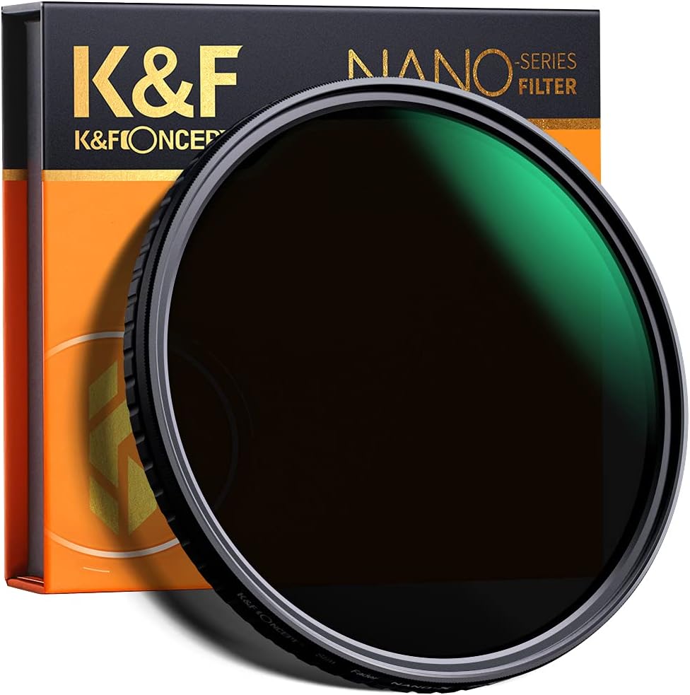 43mm Variable ND Filter ND2-ND32 Camera Lens Filter with Multi-Layer Coatings Pack of 2 D6790