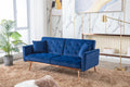 Blue Velvet Sofa Loveseat Set X5590