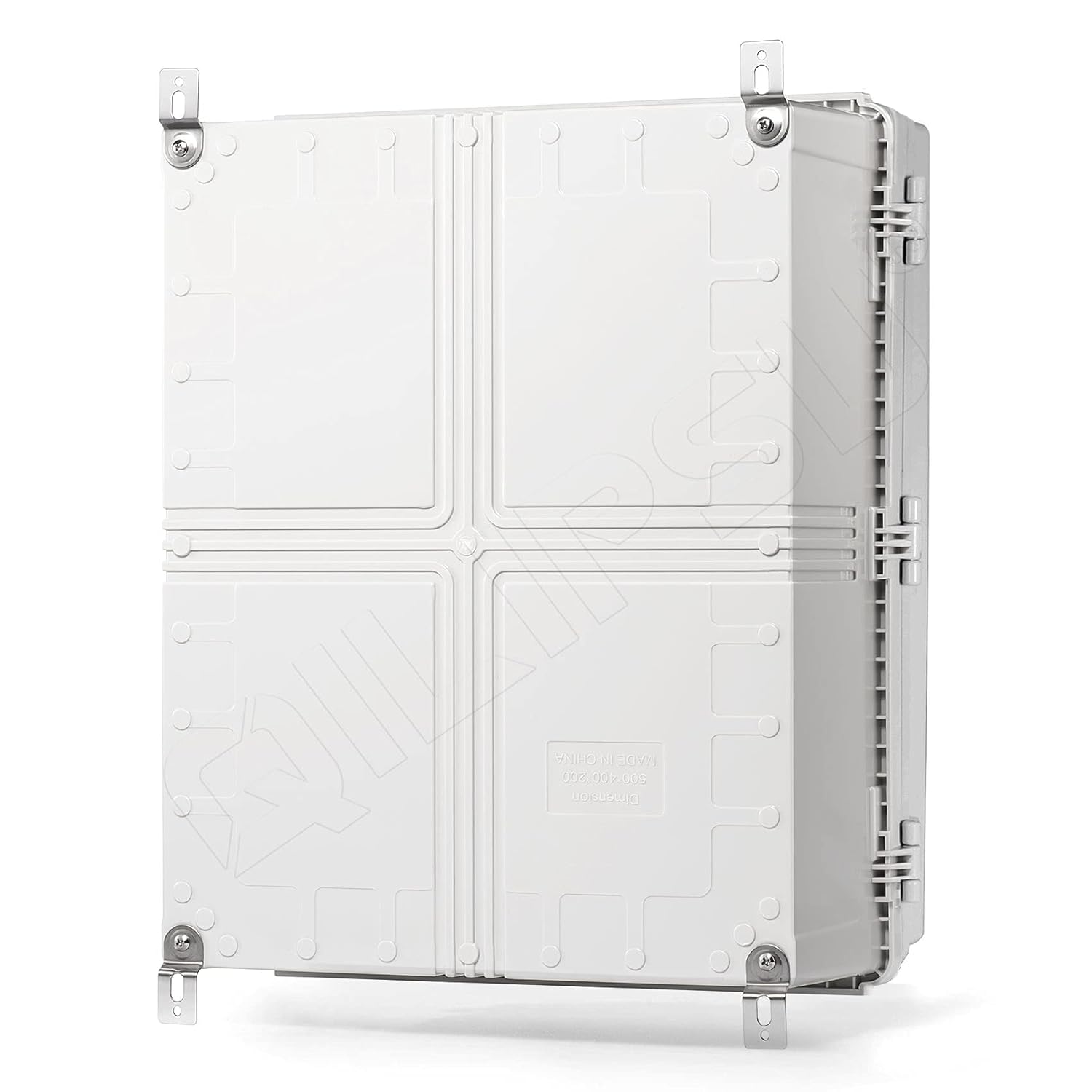 Junction Box with Mounting Plate, IP67 Waterproof ABS Plastic Grey I4991