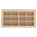 Vintage 12-pane Wooden Dolls House Window P314