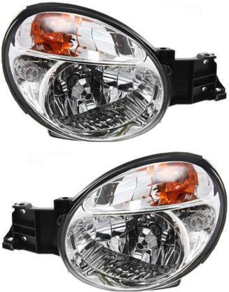 Subaru Impreza Headlight 2002 2003 Pair Driver and Passenger Side w/Bulbs I9260