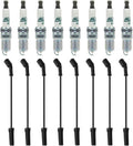 Spark Plug Wire Set (16pcs) Spark Plugs (8pcs) Spark Plug Wires (8pcs) Pack of 2 Y338