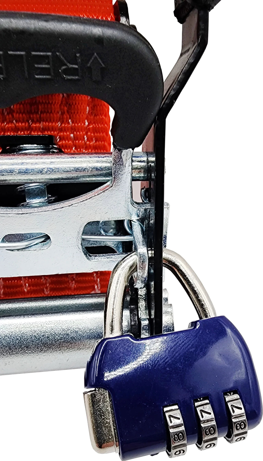 2 Pack Ratchet Tiedown with Combination Locks U348