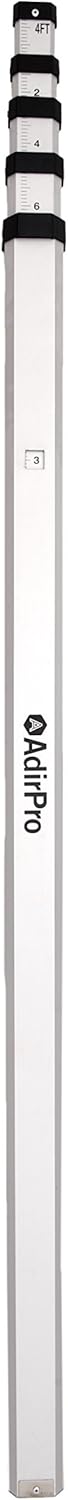 Dual Side Aluminum Telescopic Rod with Carrying Case 16FT Pack of 2 T640148