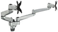 Silver Articulating Dual Monitor Wall Mount F587468