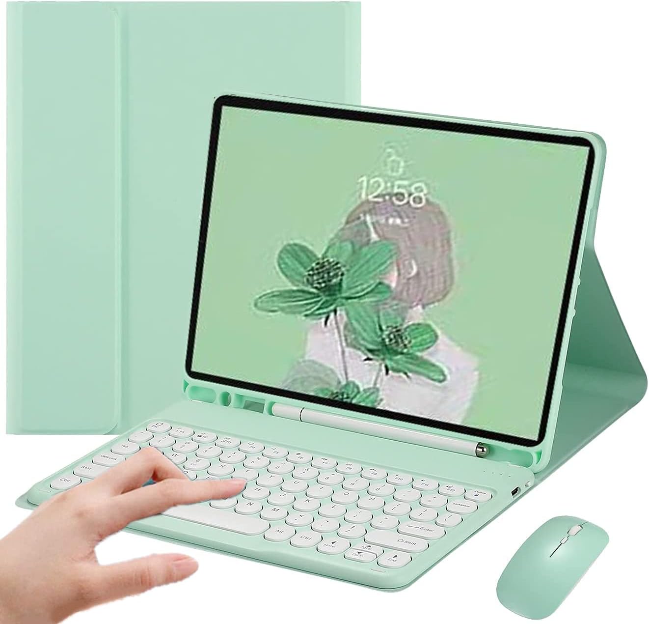 Pink Keyboard Case with Mouse for iPad Pro 11 F307