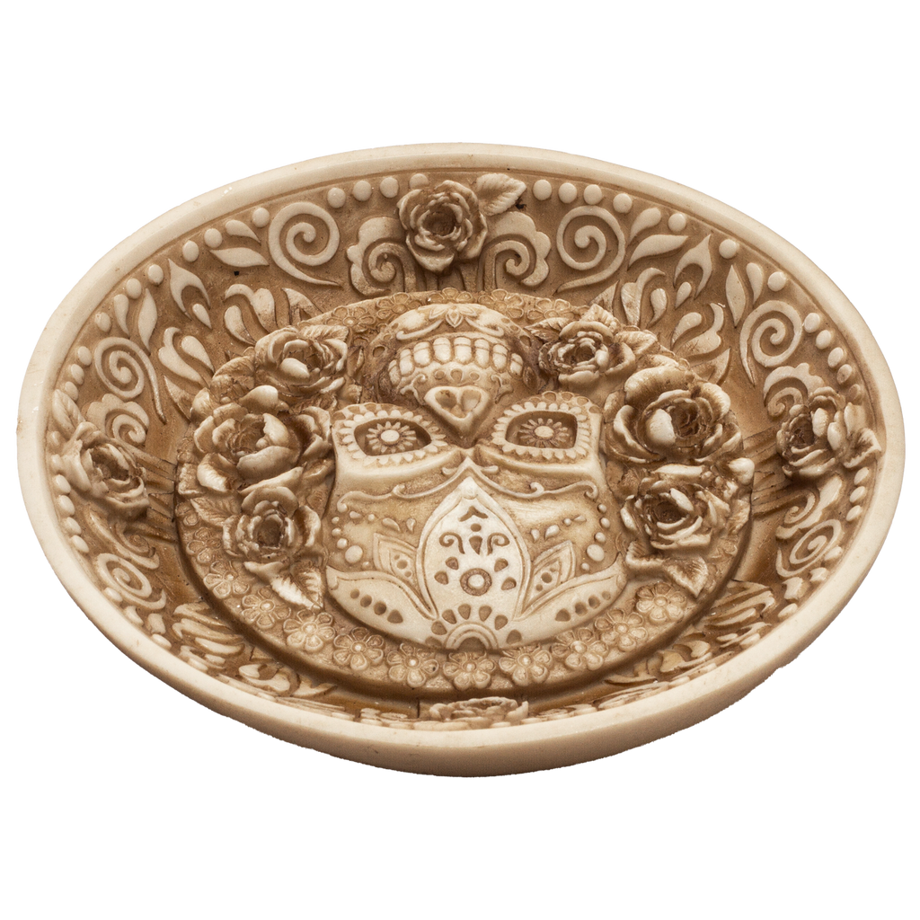 Incense Burner Resin Figurine Dish X4454