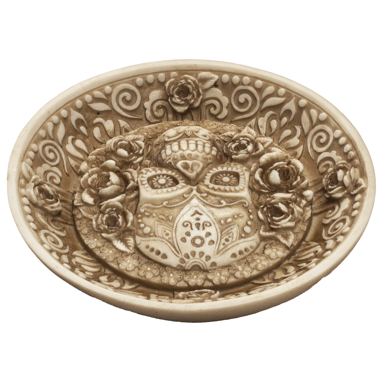 Incense Burner Resin Figurine Dish X4454