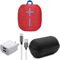Radical Red Bluetooth Speaker Bundle (4 Items) E238