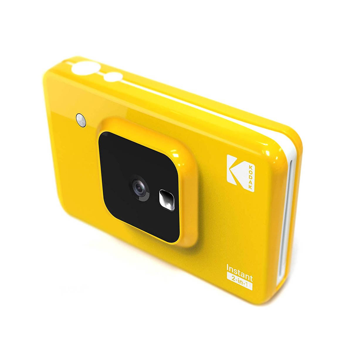 White Instant Digital Print Camera with Bluetooth Y1349