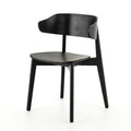 Solid Wood Side Chair in Black G581