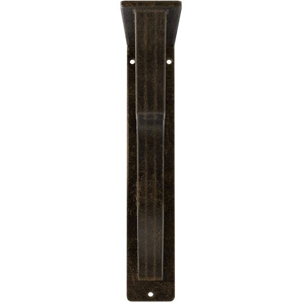 Wrought Iron Bracket Antiqued Pale Gold Triple Center Brace B84888