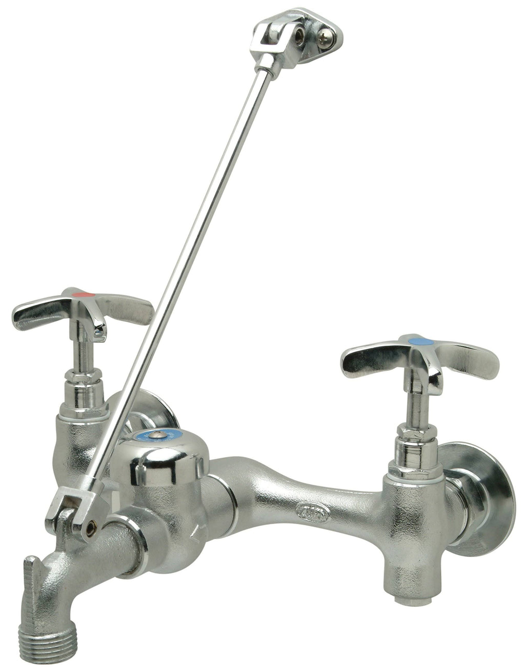 Chrome Double Handle Service Sink Faucet Q534025