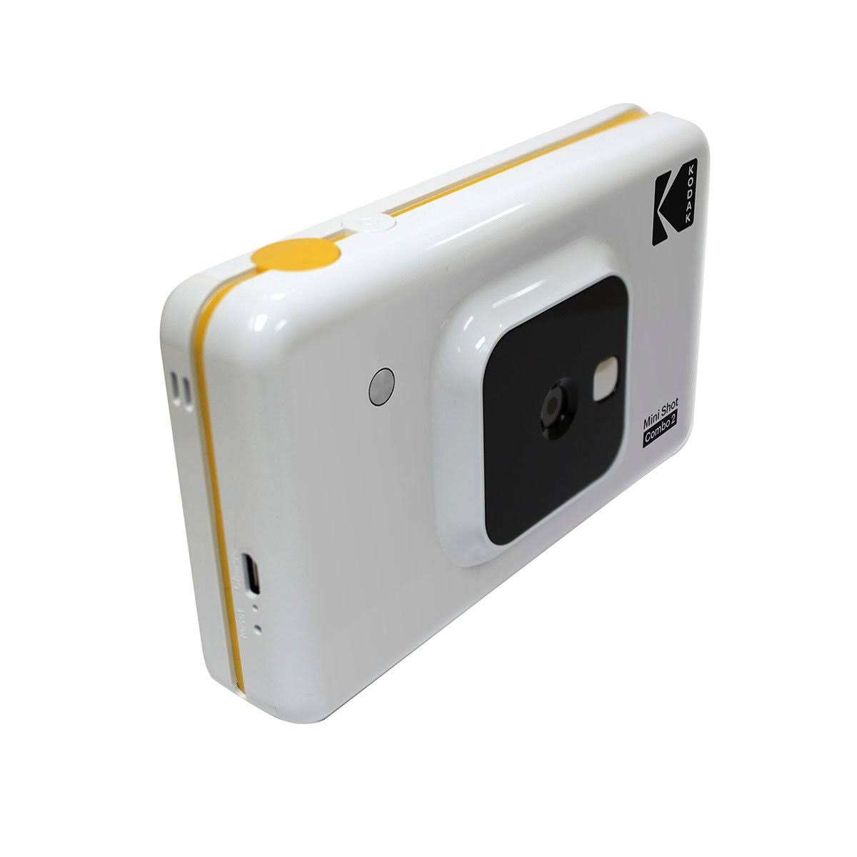 White Instant Digital Print Camera with Bluetooth Y1349