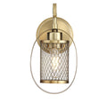Natural Brass 1 Light Sconce W3954