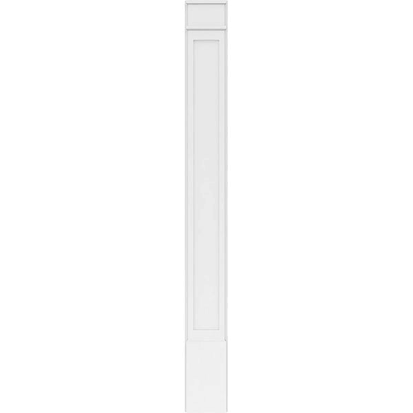 10x22W x 96x22H Flat Panel PVC Pilaster (Pair) C2081