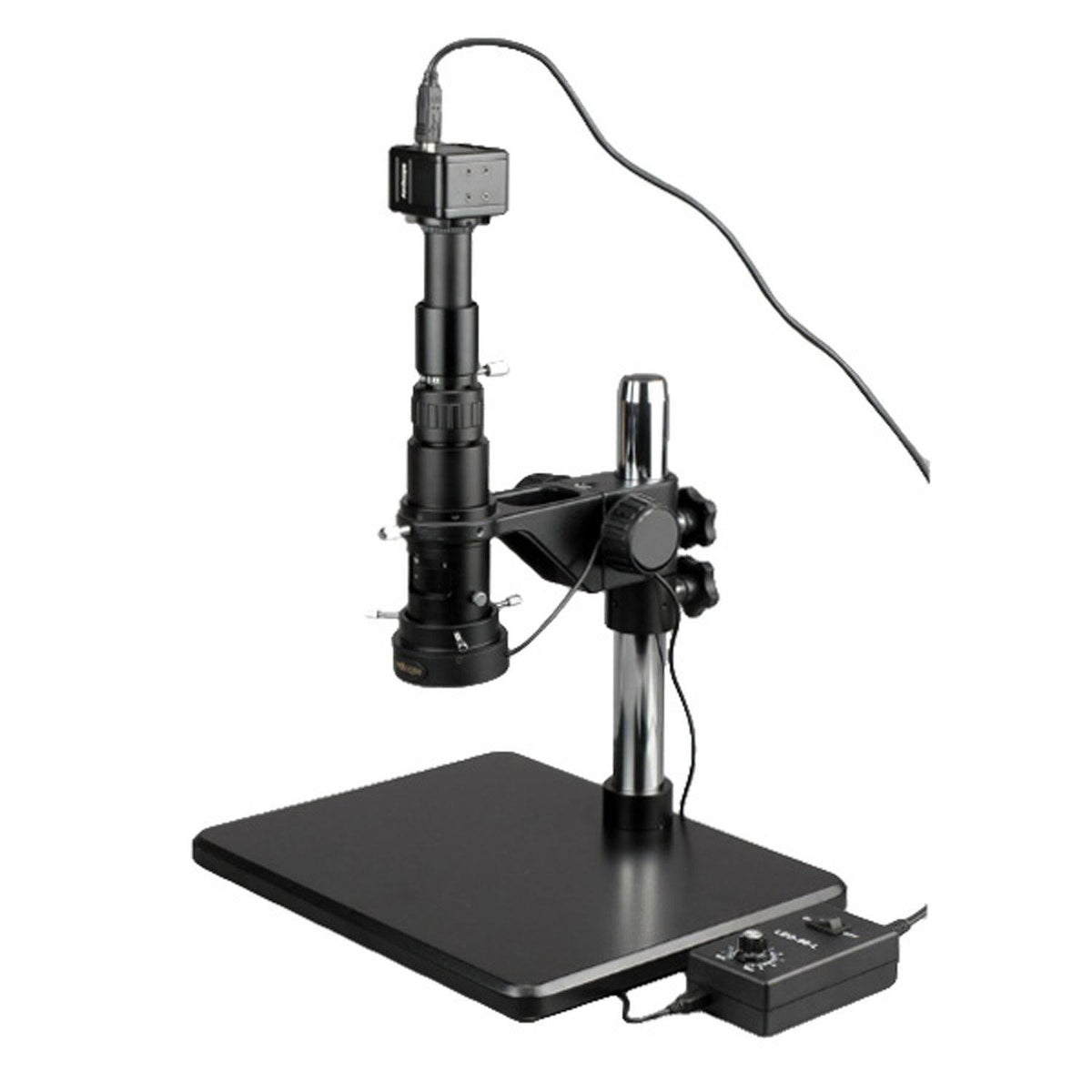 11X-80X Industrial Single Zoom Inspection Microscope with 9MP USB Digital Camera Z168