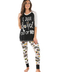Sushi Print Pajama Leggings and Tall Tee Set Z28361