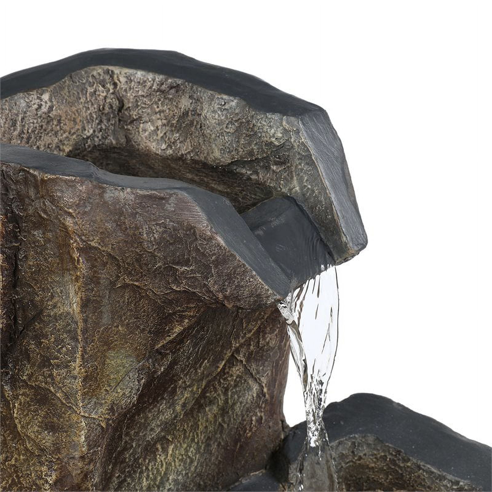Rock Waterfall Fountain with LED Light N584644