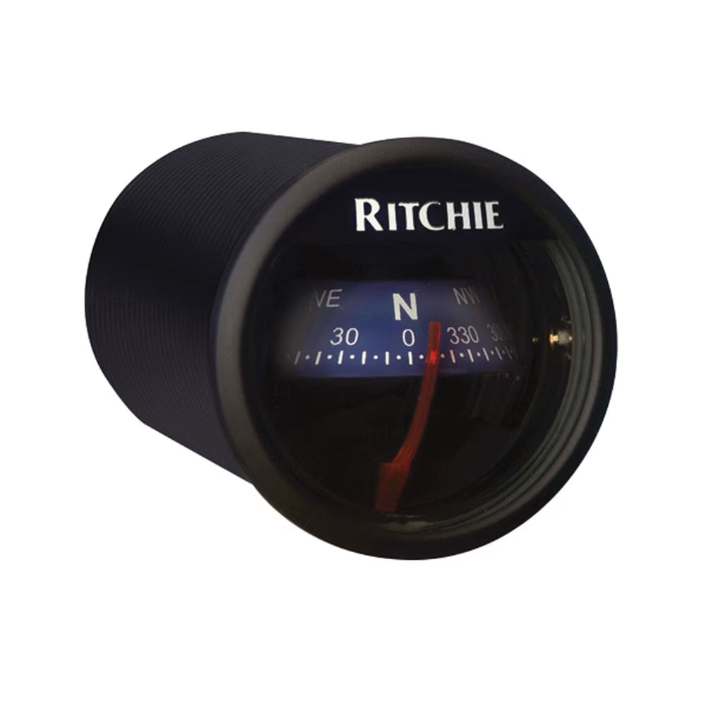 Black Blue Dial Dash Mount Compass K665