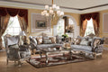 Metallic finish Wood Sofa Set 3Pcs Z8060