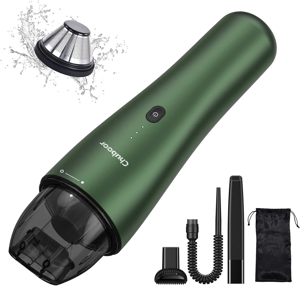 Handheld Vacuum Cleaner, Mini, Portable, Rechargeable, Cordless, Black, Pack of 2 C8856