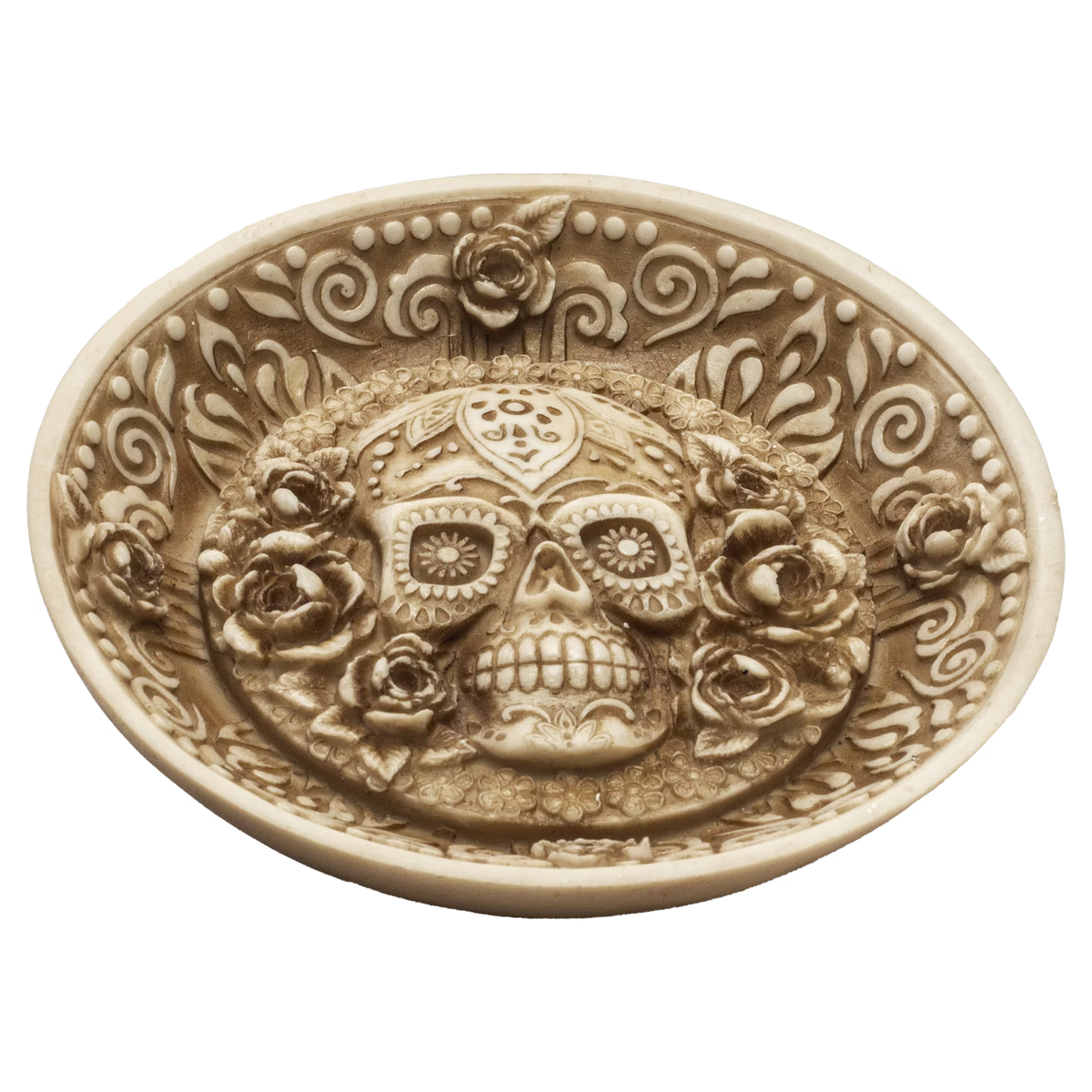 Incense Burner Resin Figurine Dish X4454