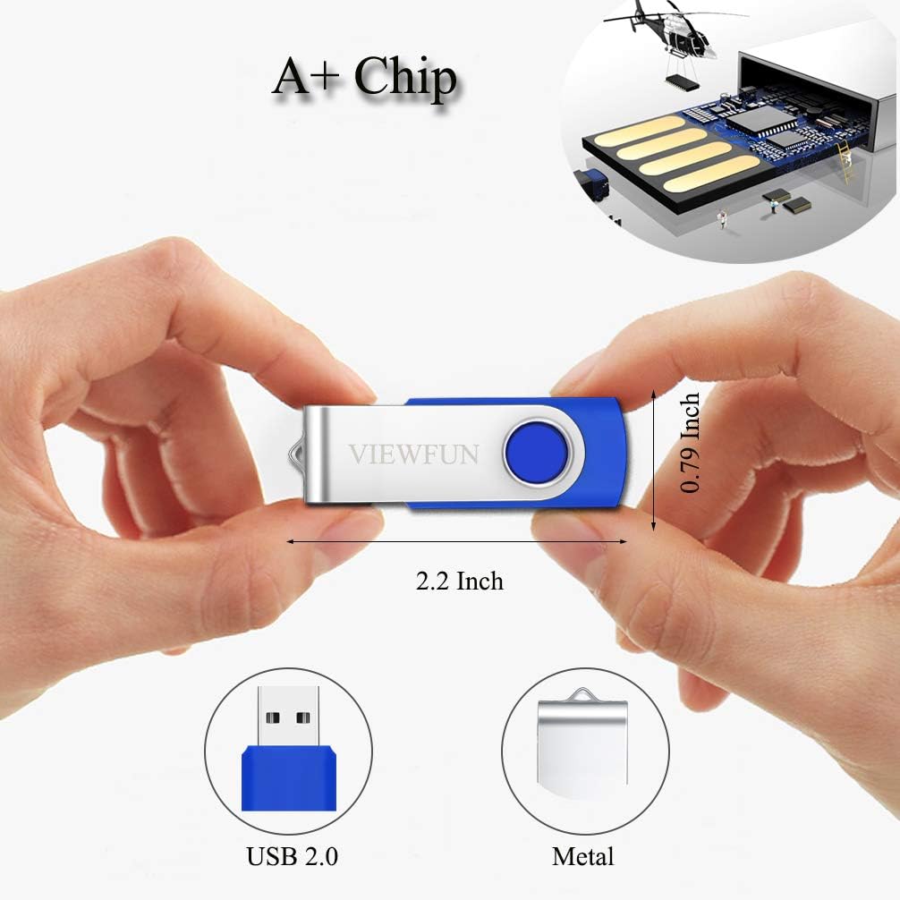 16GB 20 Pack USB 2.0 Flash Drive with LED Indicator and Lanyards S99043