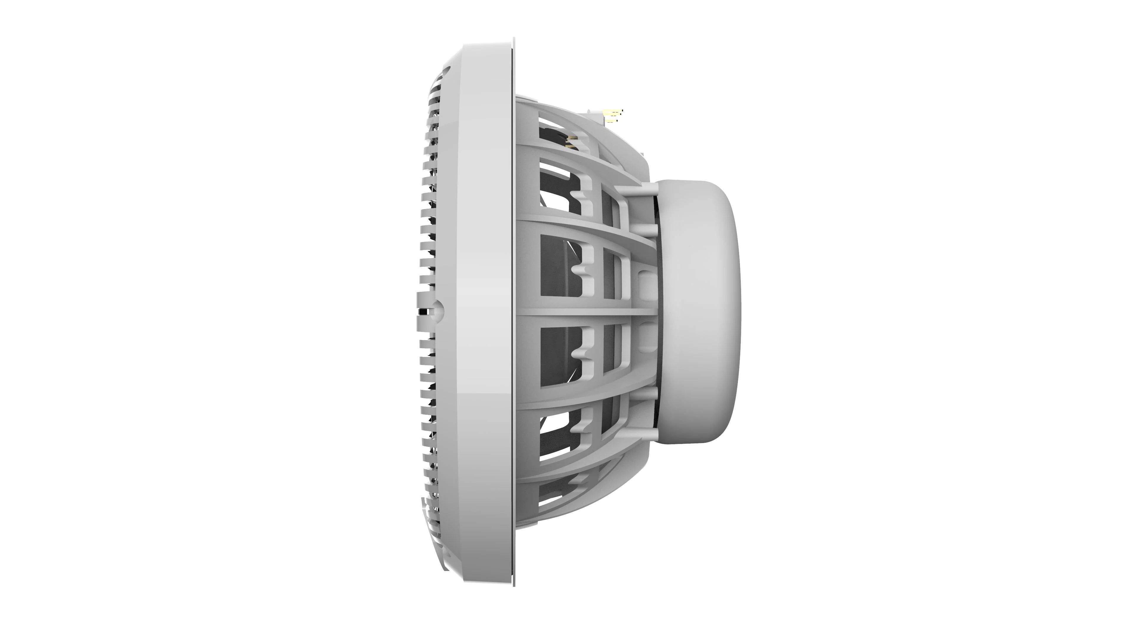 Marine Stereo with 1 Pair of 6.5" White Grill Marine Speakers with RGB Lighting C716