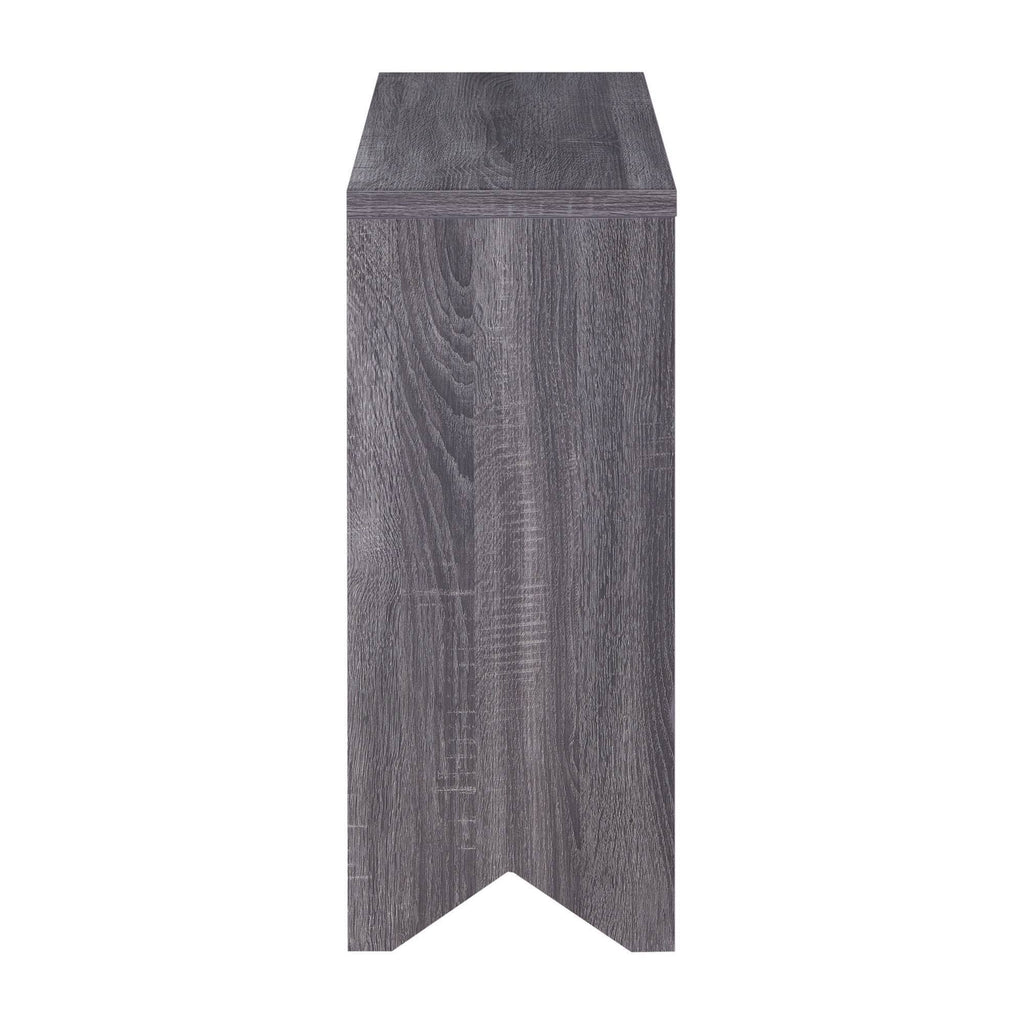 Distressed Gray 1 Shelf Accent Cabinet A723