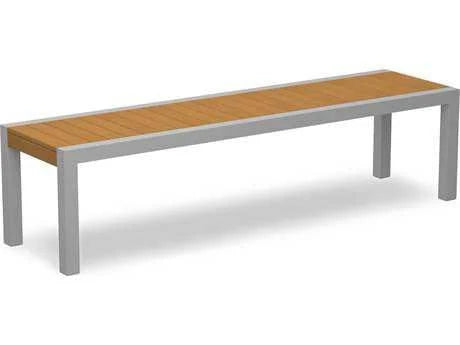 Satin White Slate Grey Bench C670973