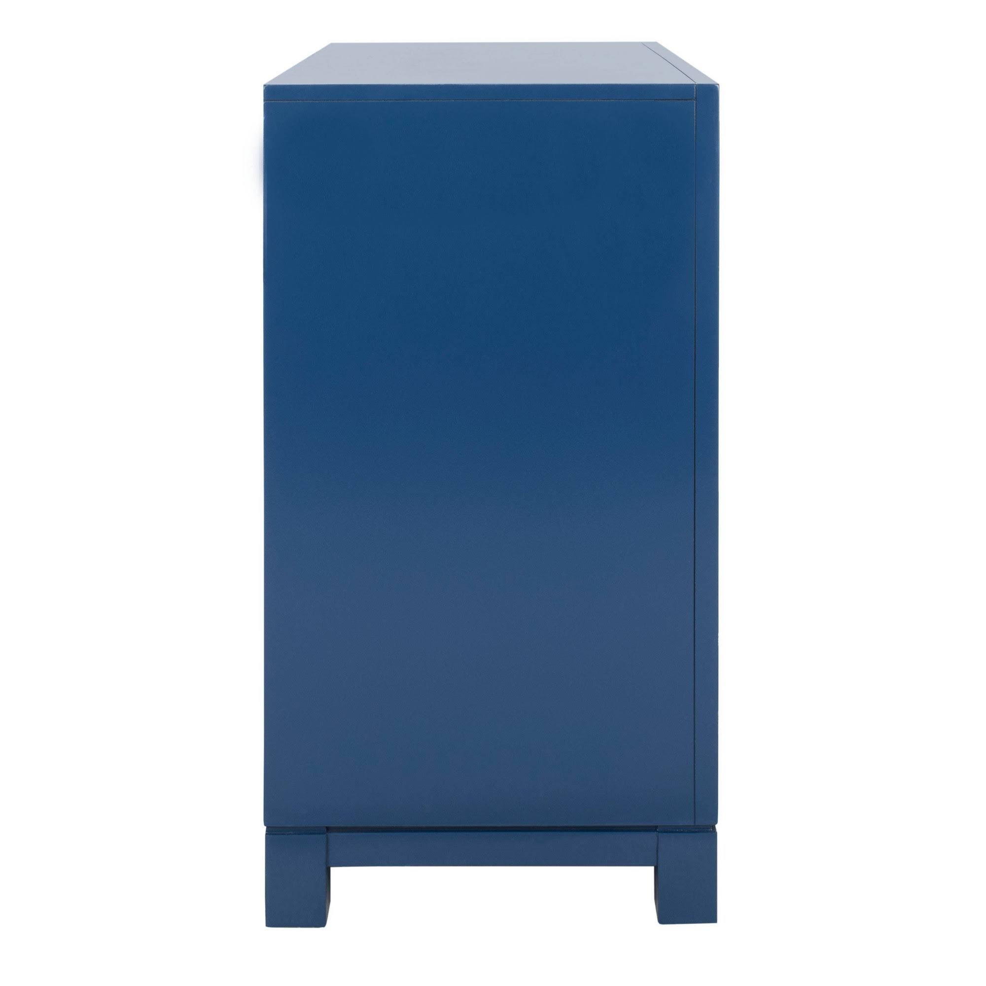 Blue/Gold 3 Drawer Chest H353