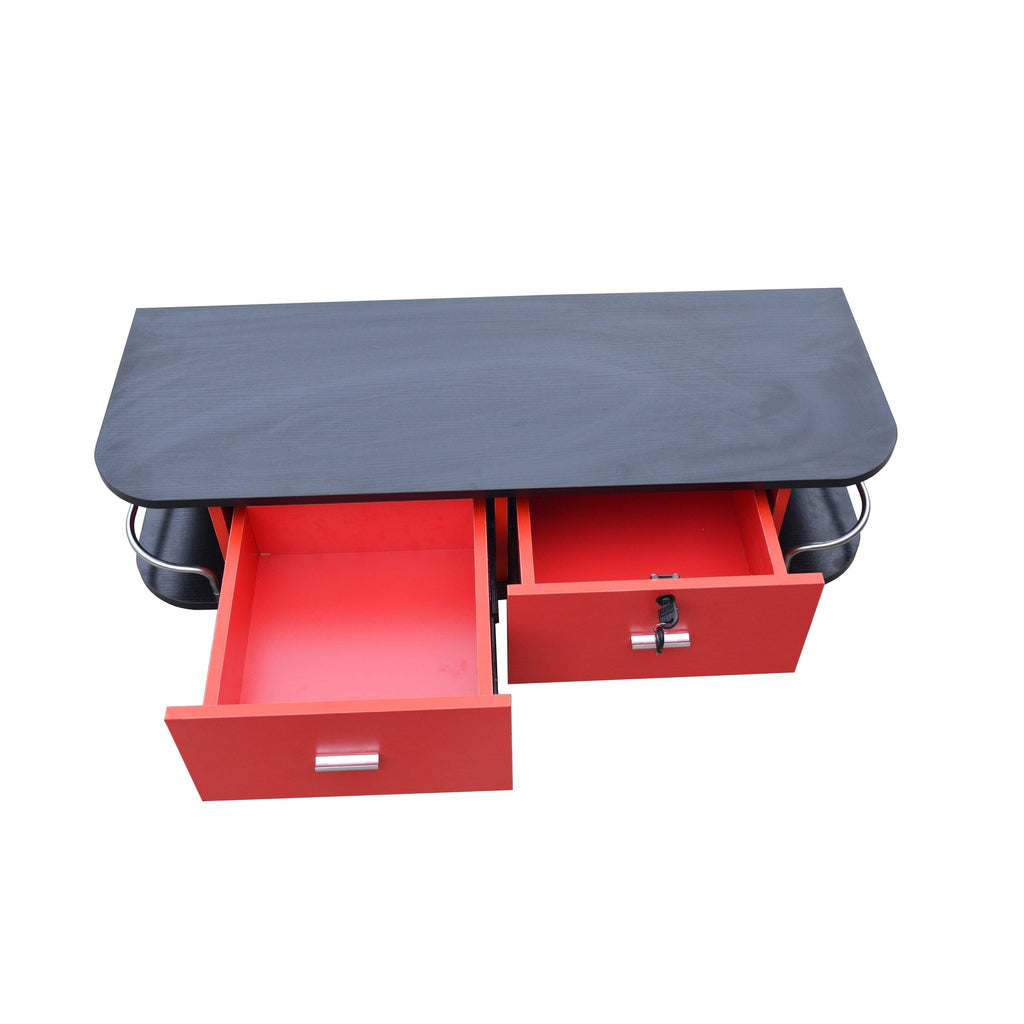 Black Locking Wall Mount Styling Station N3688