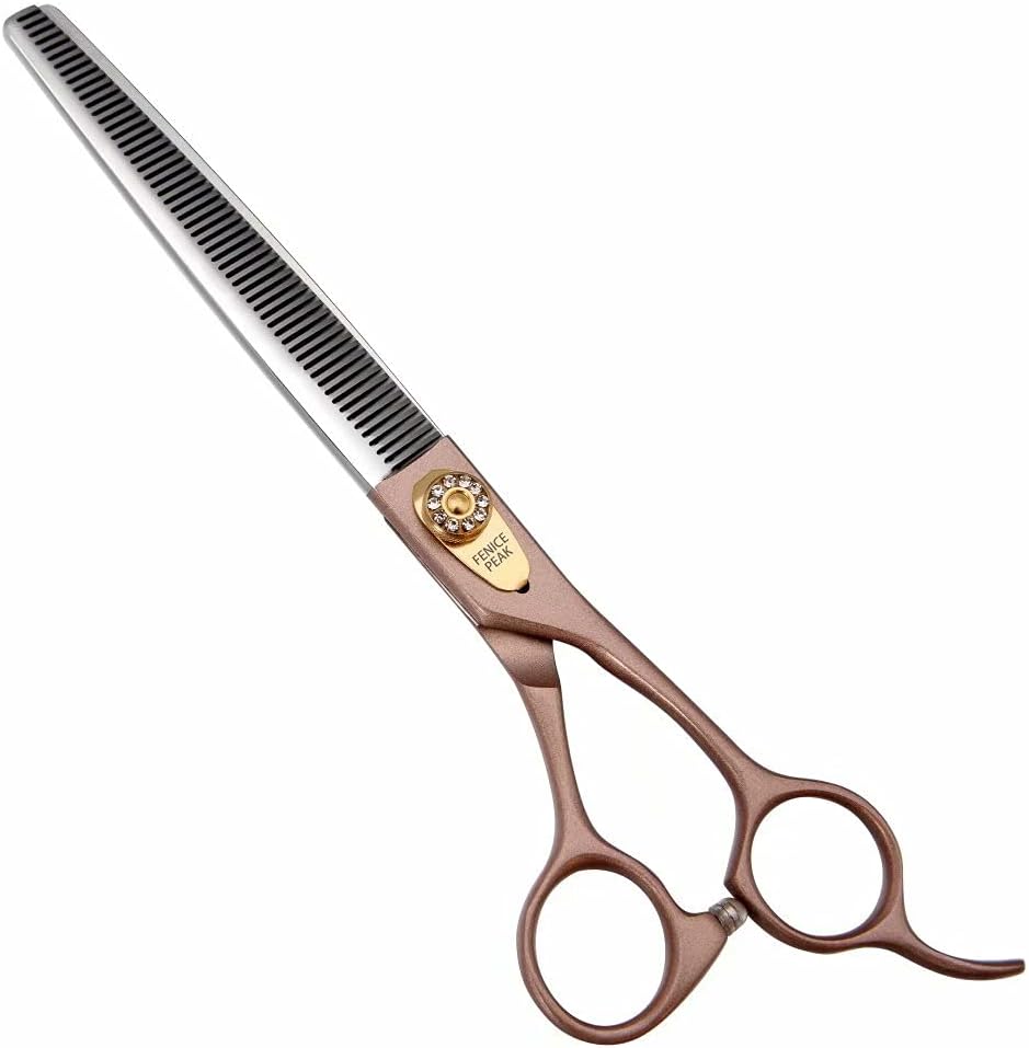 Rose Gold 440C Stainless Steel Dog Grooming Scissors Pack of 2 I92203
