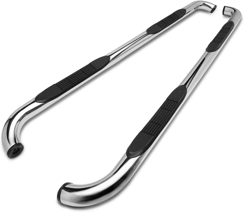 Black Nerf Bars Running Boards 2pcs C3473