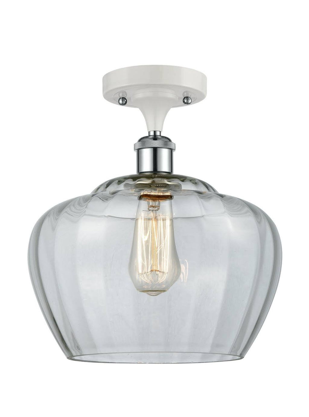 Large Fenton 1 Light Semi-Flush Mount LED E182074
