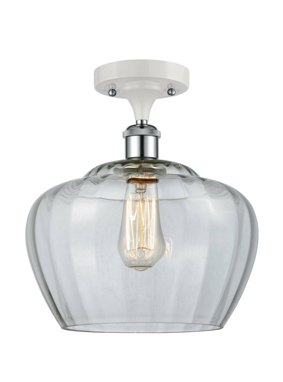 Large Fenton 1 Light Semi-Flush Mount LED E182074