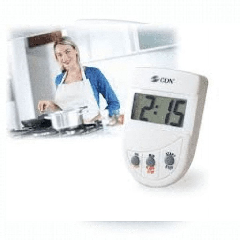 White Digital Kitchen Timer with Loud Alarm A571515