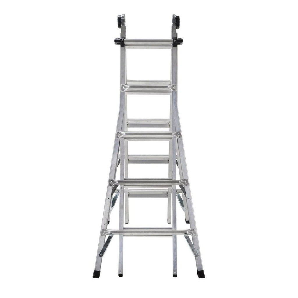 22' Max Reach Aluminum Telescoping Multi-Position Ladder D63707