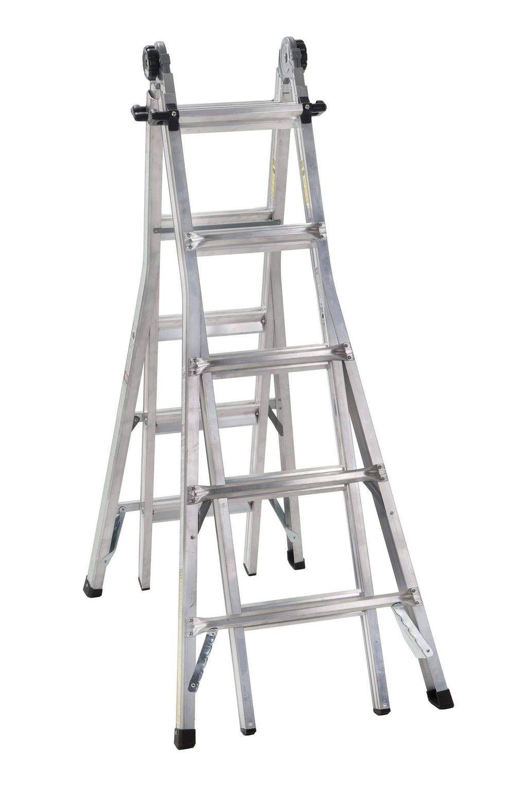 22' Max Reach Aluminum Telescoping Multi-Position Ladder D63707
