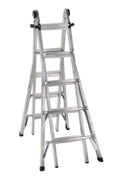 22' Max Reach Aluminum Telescoping Multi-Position Ladder D63707